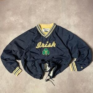 Vintage Notre Dame University Irish Pullover Windbreaker